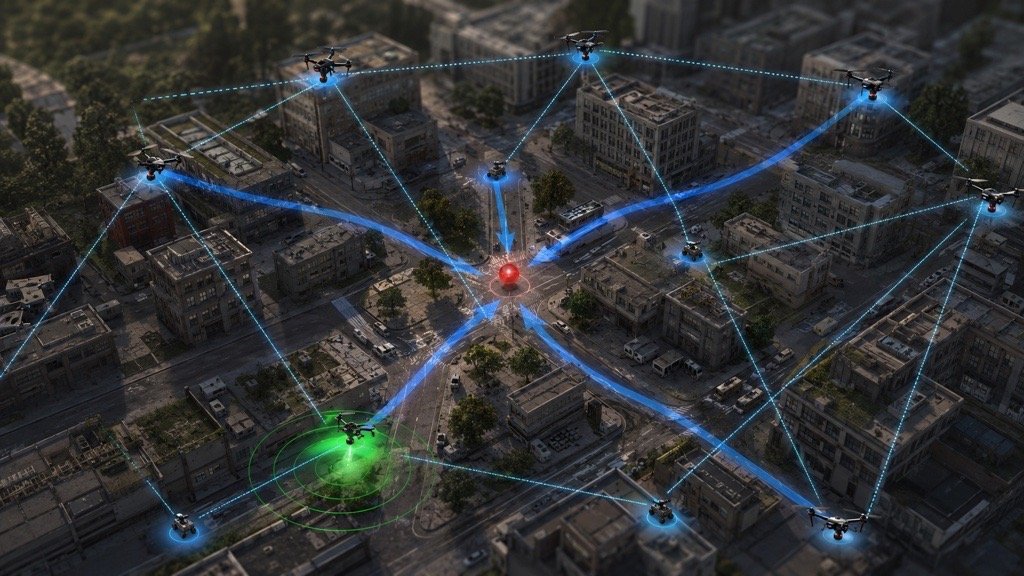 Enxame de drones